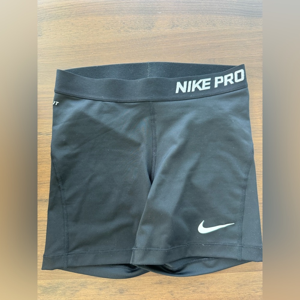 Nike Pro Dri Fit Shorts Women Size S Black 589365-010
